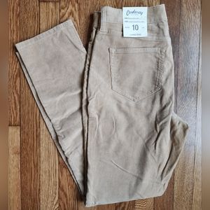 Mid Rise Lands End Womens Corduroy Pants Size 10